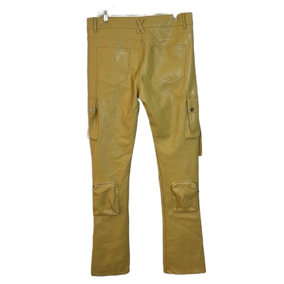 PHEELINGS NEVER LOOK BACK LEATHER CARGO STACK WHEAT YELLOW, men’s size 34 - Picture 4 of 16